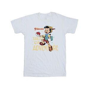Pinocchio Boys Tales Of Adventure Cotton T-Shirt / White